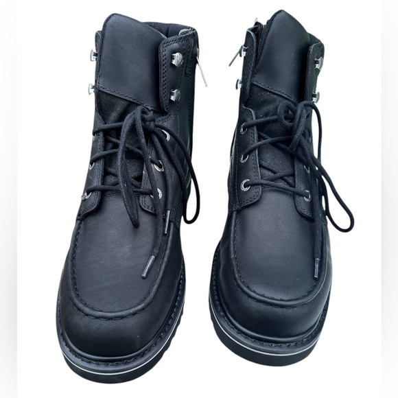 Harley-Davidson Men's 120th Beau 6-Inch Black Leather Motorcycle Boots,SIZE 13 - Picture 2 of 6